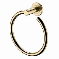 Image result for Brushed Brass Towel Ring