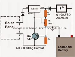 Image result for Solar Battery Charger Circuit Diagram