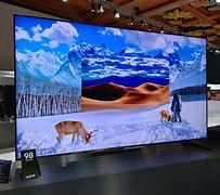 Image result for 98 Inch TV in Small Hoiuse