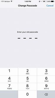 Image result for iOS Enter Old Passcode
