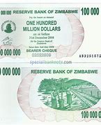 Image result for 100000000 Zimbabwe