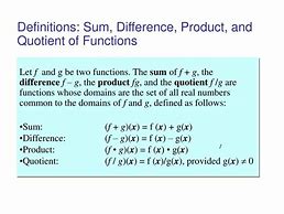 Image result for What Is a Difference Quotient