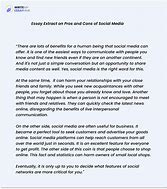 Image result for Social Media Essay Example