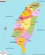 Image result for Taiwan Capital Map