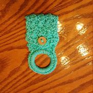 Image result for Dish Towel Holder Crochet for One Door