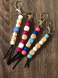 Image result for Homemade Beaded Keychains