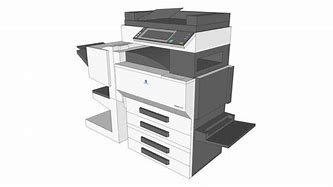 Image result for Sharp Copier 3D Model