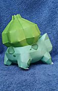 Image result for Pokemon Papercraft Bulbasaur