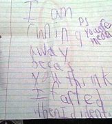 Image result for Funny Kid Writings