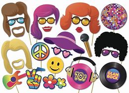 Image result for 70s Photo Booth Props