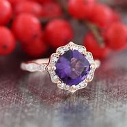 Image result for Rose De France Amethyst Ring