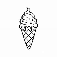 Image result for Ice Cream Art Black and White