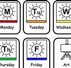 Image result for Communication Print Symbols Days of the Week
