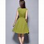 Image result for Green V-Neck Dress