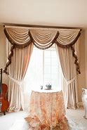 Image result for Fancy Curtains with Swags Images