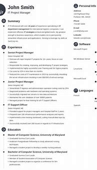 Image result for Best Looking Resume Template
