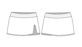 Image result for Skort with Contrast Shorts