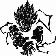 Image result for Dragon Ball Z Silhouette SVG