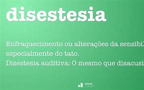 Image result for disestesia