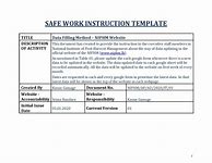 Image result for Work Instruction Template Word