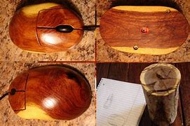 Image result for Pics of Wooden Computer Mouse