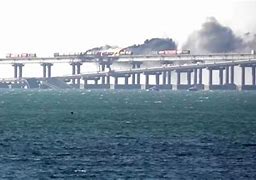 Image result for crimea bridge drone attack