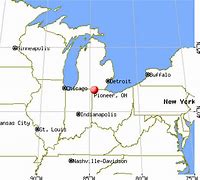 Image result for Pioneer Ohio Map
