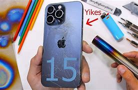 Image result for Cracked iPhone 15 Pro Max Jerry Rig