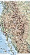Image result for Map of Us West Coast