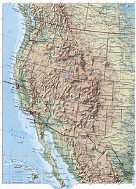 Image result for Free West Coast Map