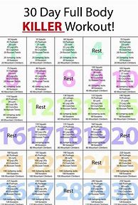 Image result for 30-Day Bodyweight Workout Plan