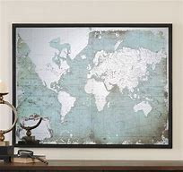 Image result for Glass Framed Political World Map