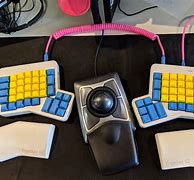 Image result for Split Keyboard with Trackball