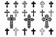 Image result for Christian Cross Black and White Pattern