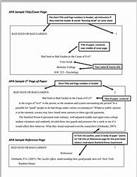 Image result for APA College Essay Format