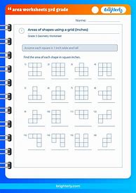 Image result for Free 3rd Grade Area Worksheets