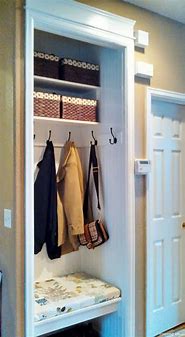 Image result for Small Hallway Coat Closet