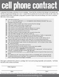 Image result for Editable Cell Phone Contract