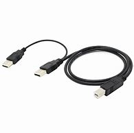 Image result for Dual USB Printer Cable