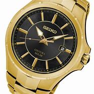 Image result for Gold Men's Seiko Solar Watch