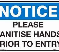 Image result for Covid Positive Sign for Door