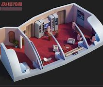Image result for Captain Picard's Quarters