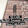 Image result for Cute Aesthetic Journal Ideas