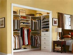 Image result for Corner Double Closet Hanging Clothes