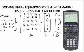 Image result for Linear System Calculator
