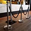 Image result for White Leather Rope Stanchion