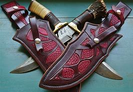 Image result for Tops Knives Leather Sheath