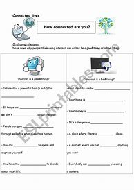 Image result for Pros and Cons in Internet Worksheet