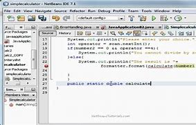 Image result for Basic Calculator in Java