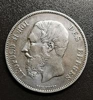 Image result for 5 Francs 1874